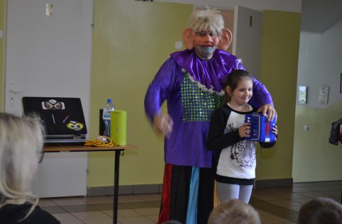 Klaun Walduś w naszej szkole